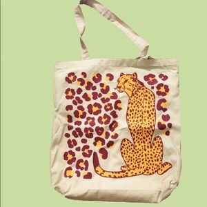 Leopard tote bag